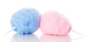 Fairy floss (what Australians call candy floss). Image: Pink and blue cotton candy by Abdulaziz2580, licensed under CC 4.0.